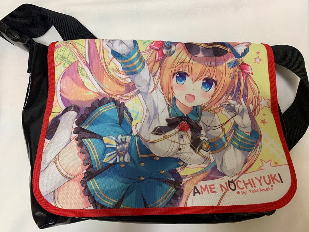 あめとゆき　おおかみさん　メッセンジャーバッグ