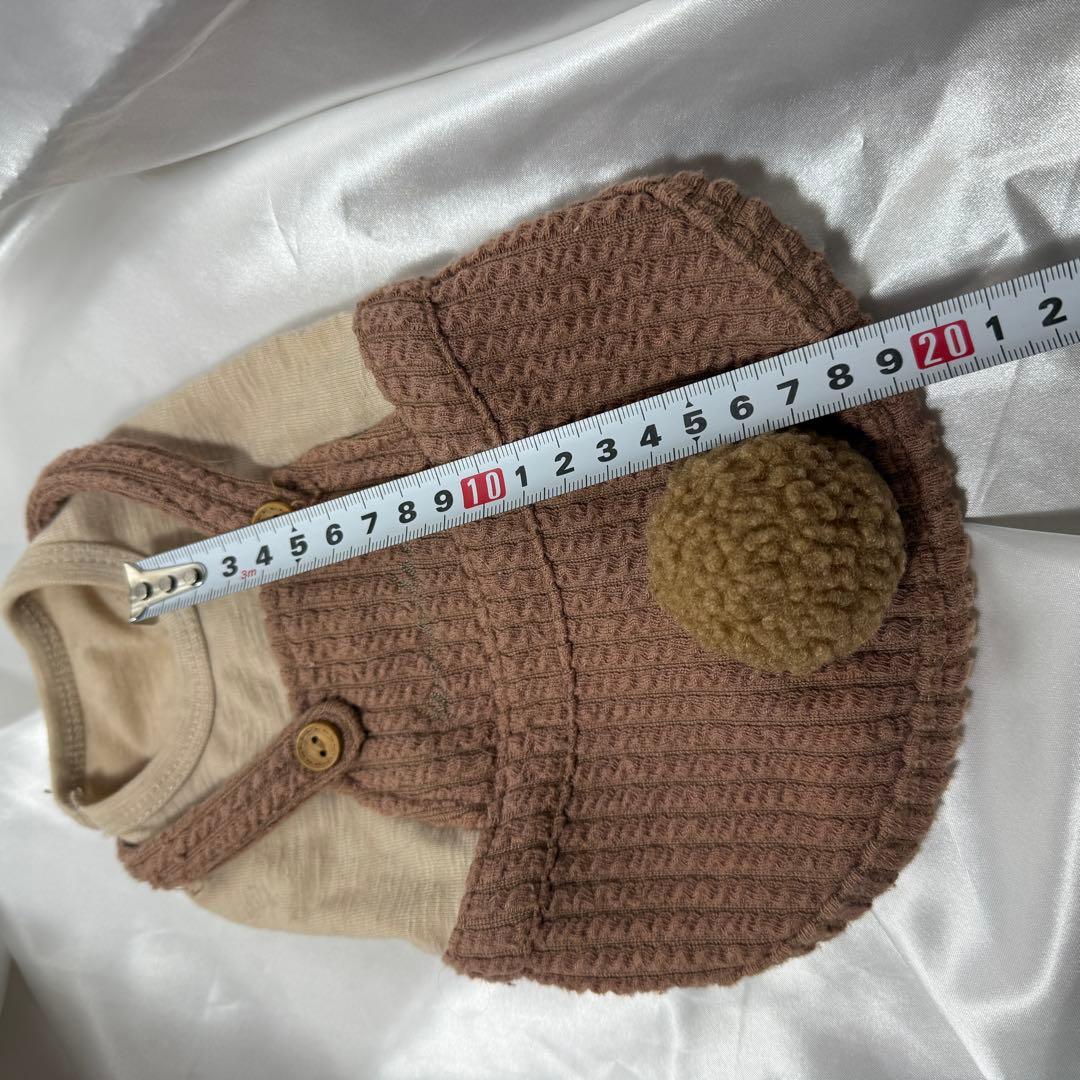 FADIGATO 犬服 ベージュとブラウン　SSサイズ