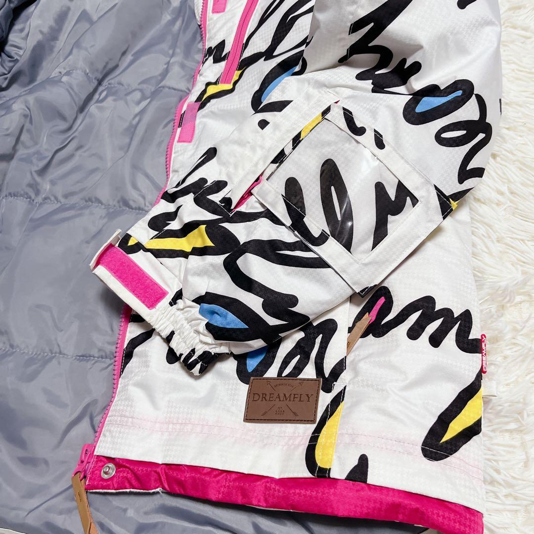 D*a様 美品！スキーウェア スノボウェア 上下セット マルチカラーLサイズ