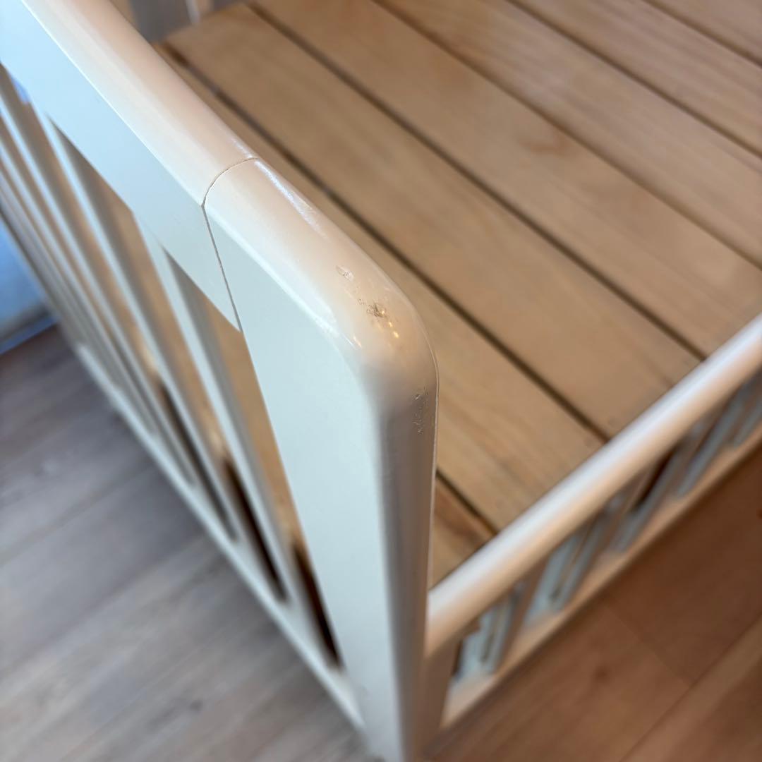 カトージ　ベビーベッド　タチベッド（ホワイトF）⭐︎