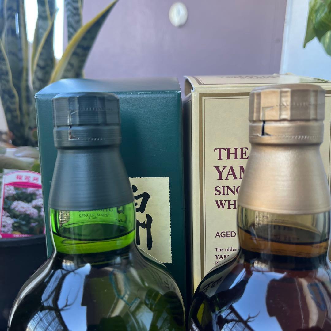 山崎12年旧パッケージ白州12年旧パッケージ