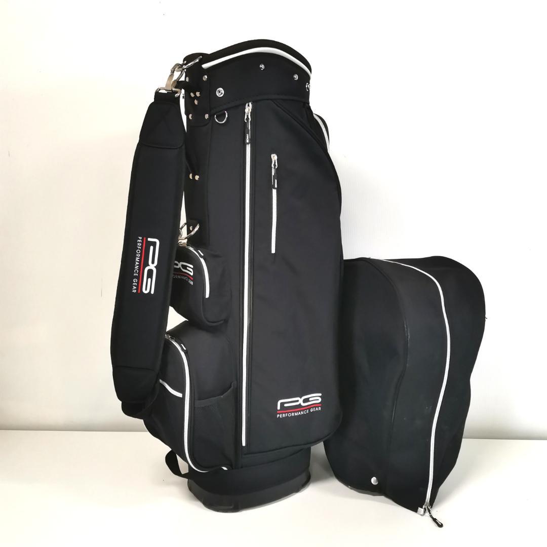 【軽量】PERFORMANCE GEAR キャディバッグ ブラック 男女兼用