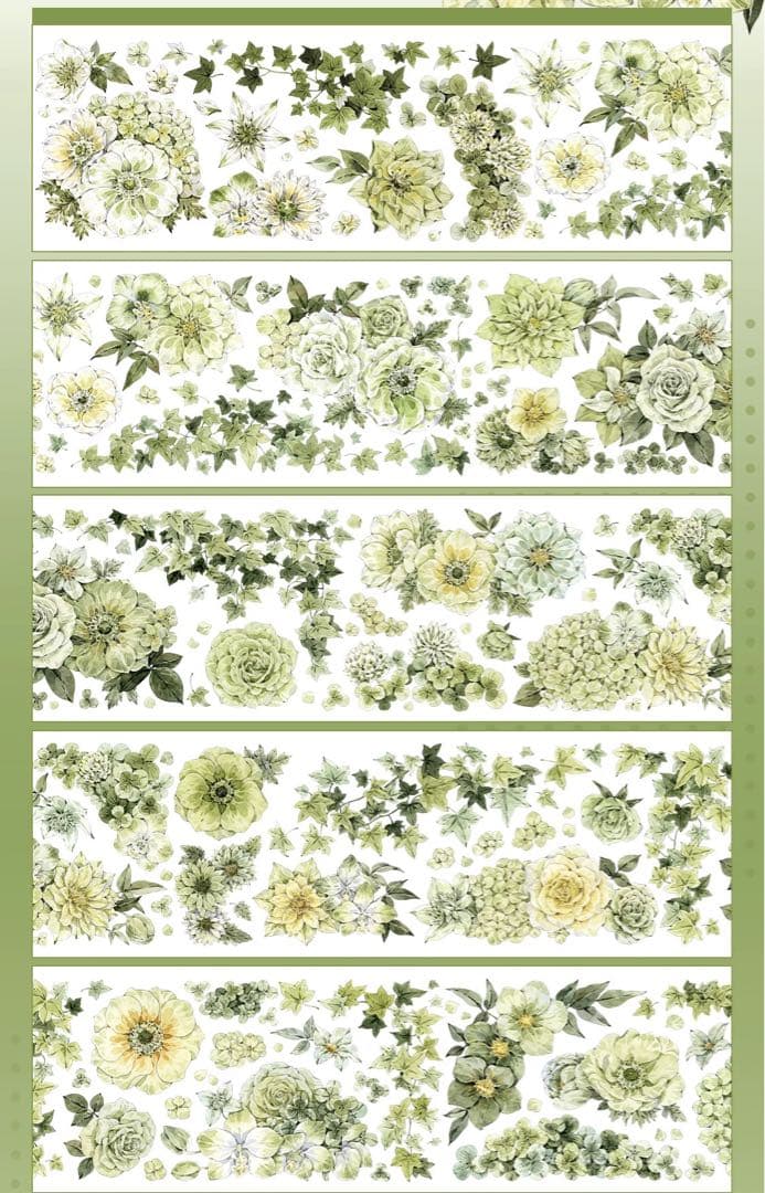 木皆原创《一暮春绘》海外マスキングテープ マステ 【2726】