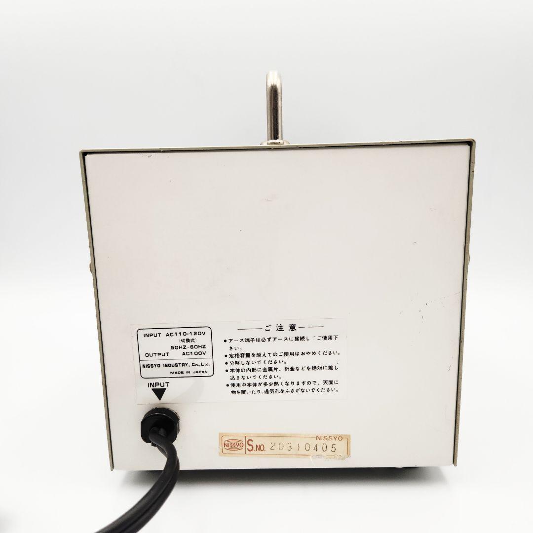 NISSYO SDX-1500U ステップダウントランスフォーマー 変圧器
