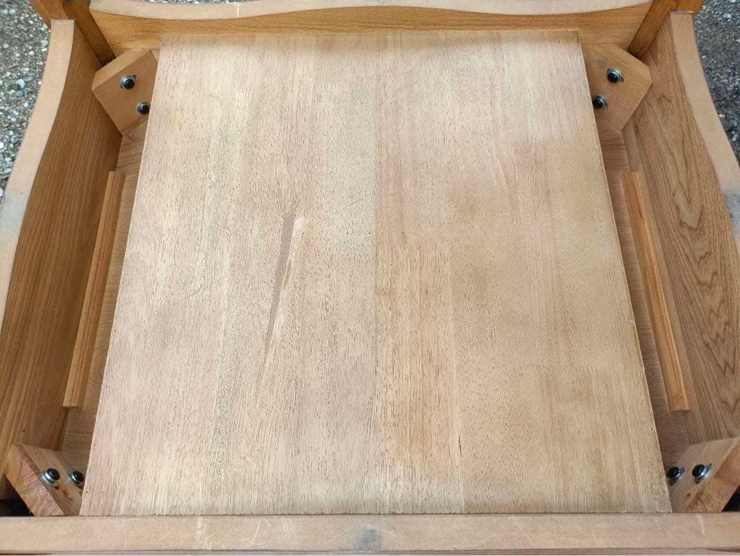 美容室　両面鏡 木製アーチ型ミラー付きドレッサー