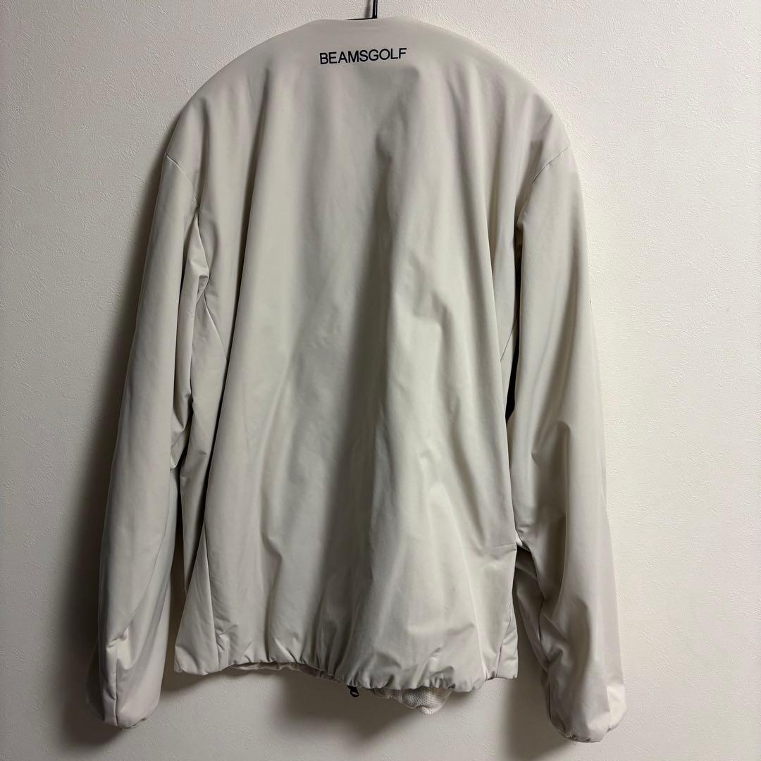 試着のみ ビームスゴルフ　BEAMS GOLF ノーカラーブルゾン　中綿入り