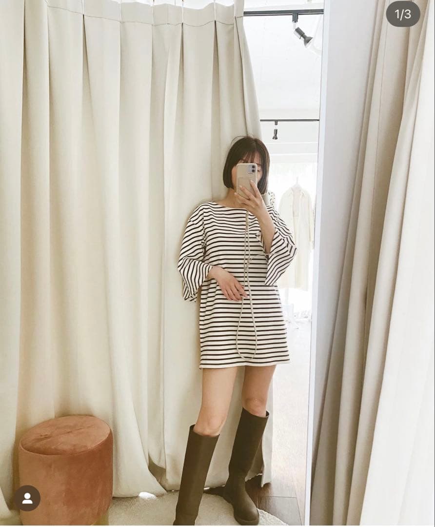 Na　Rosary moon Boder tunic