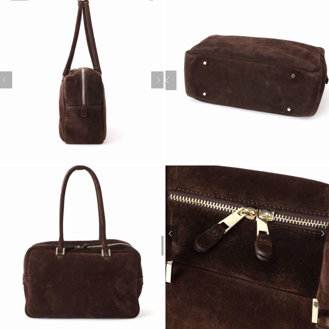 IENA Manuel MILANO マニュエルミラノ スエードボストンバッグ