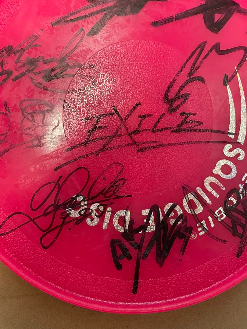 2007年　EXILE サイン入りフリスビー　エグザイル