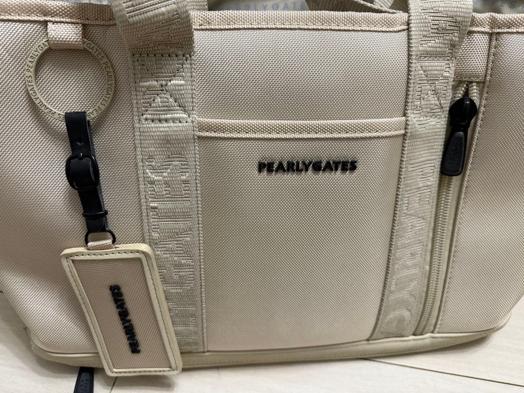 パーリーゲイツ◾️ロッカーバック◾️エッセンシャル　ベージュ