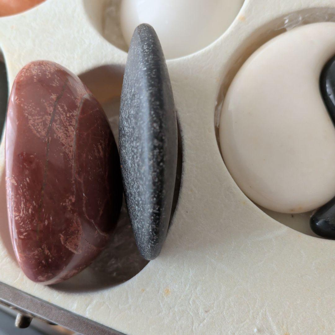 リラクゼーショングッズ天然 石のセット　ホットストーン　高級セット　エステ