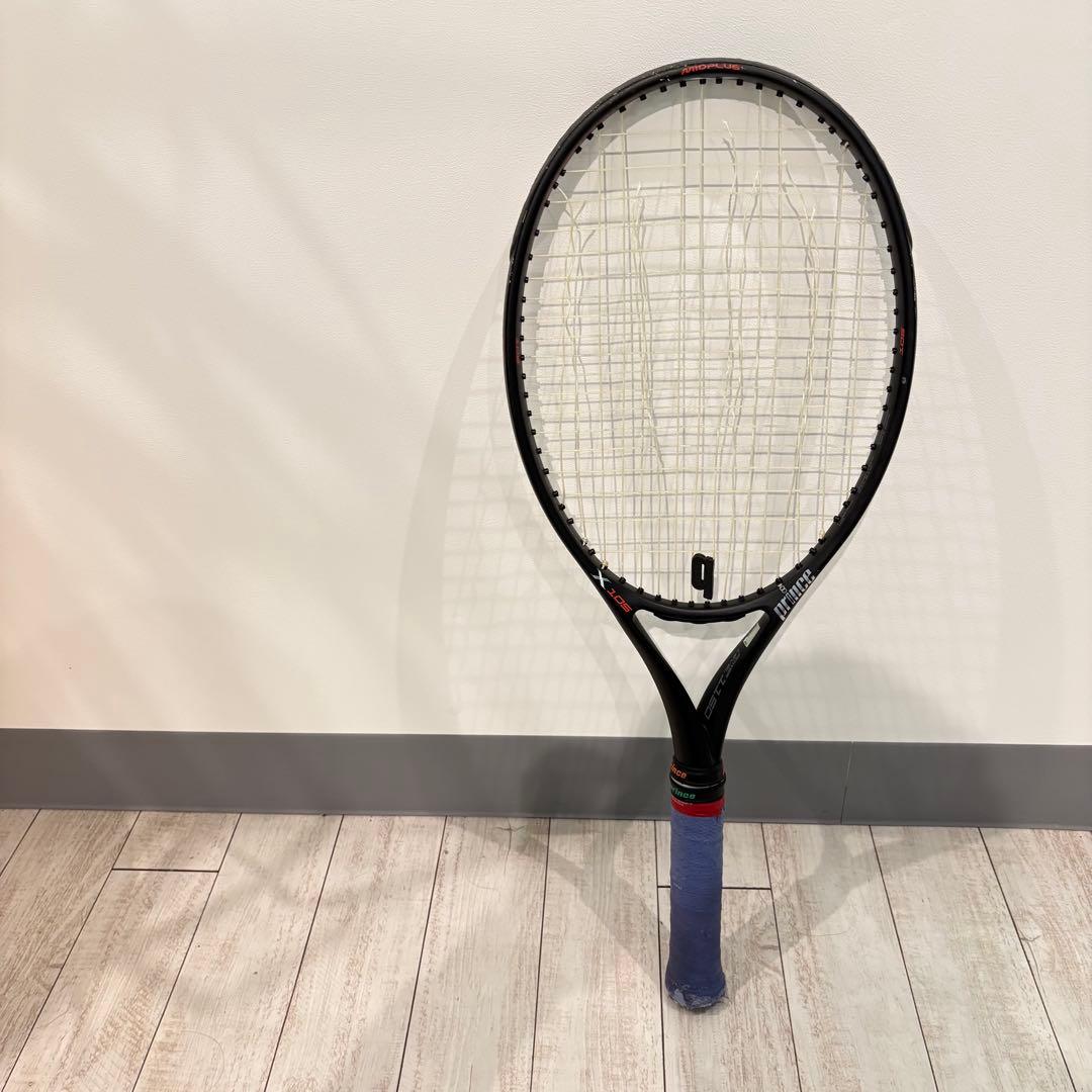 【美品】Prince プリンス　X105 左利き用 硬式テニスラケット