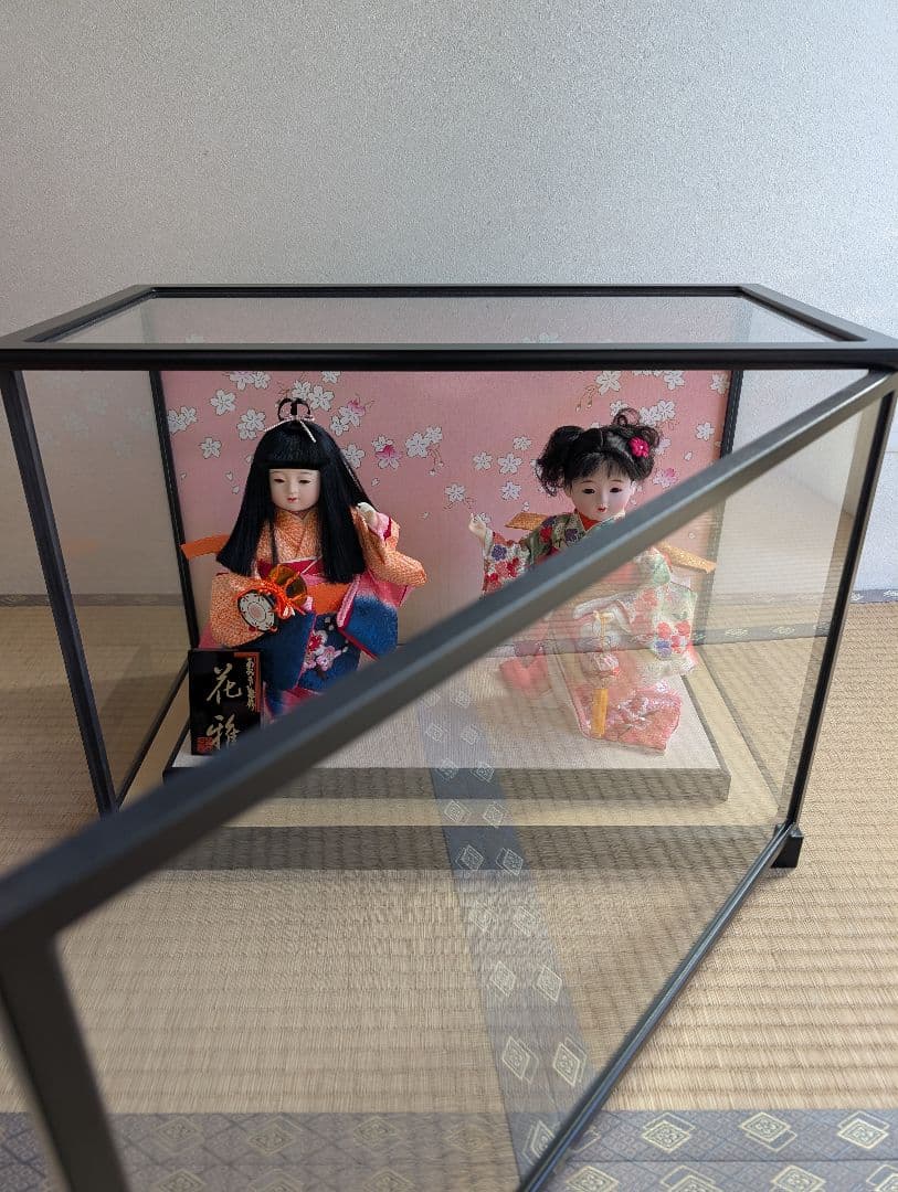 日本人形 伝統的な和服 2体セット