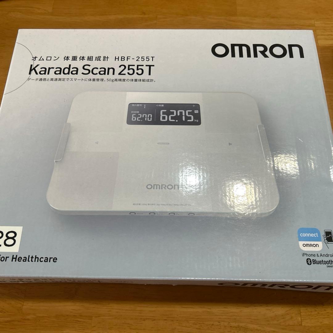オムロン 体重・体組成計 カラダスキャン ホワイト HBF-255T-W