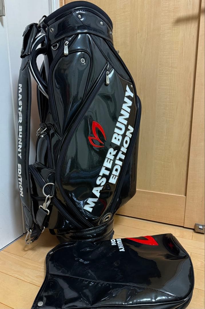 完売★マスターバニー★キャディバッグ★ゴルフ★パーリーゲイツ★ゴルフバッグ★黒