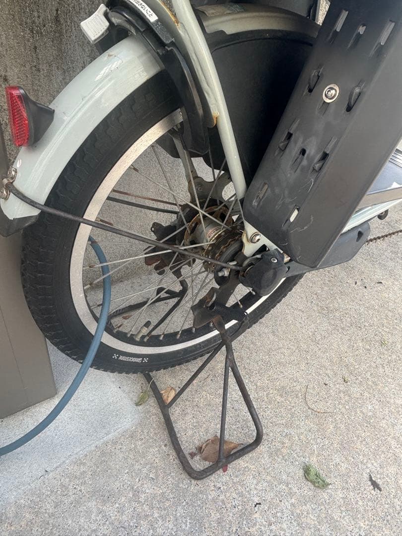 （広島　直接引渡のみ）非電動　ビッケモブ　リアチャイルドシート付　ブルーグレー