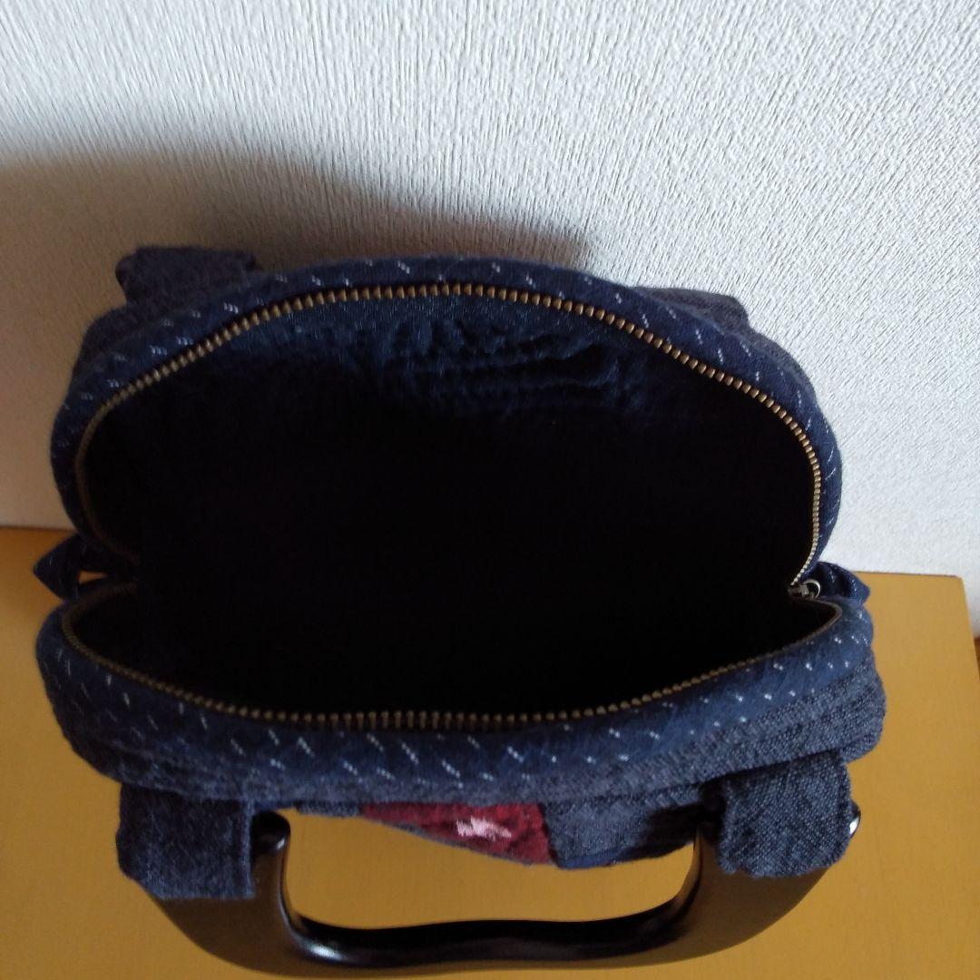 パッチワーク　久留米絣のバッグ　ハンドメイド