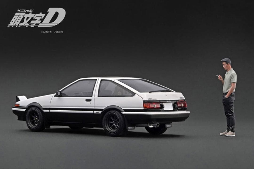 イグニッションモデル 頭文字D スプリンター トレノ AE86 藤原文太