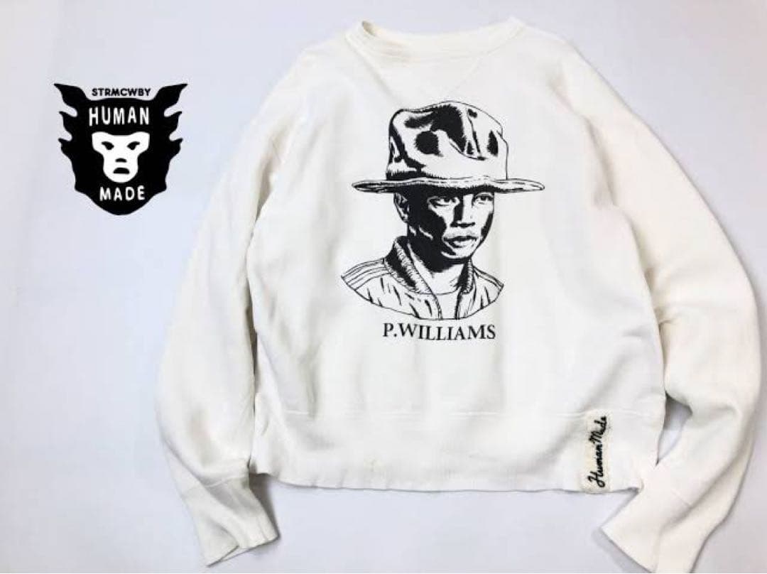 HUMAN MADE® BEAMS別注　ファレル・ウィリアムスデザインスウェット