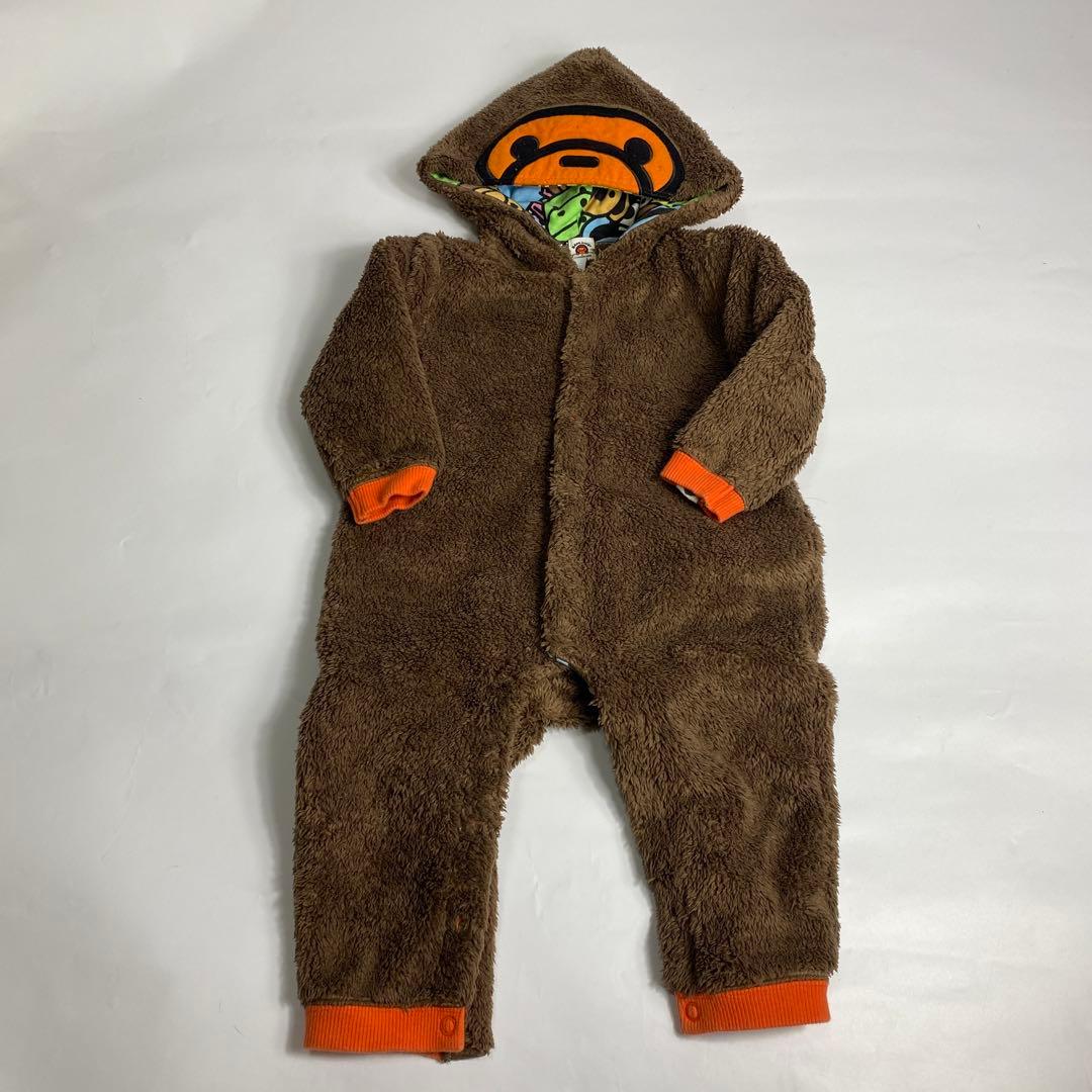 エイプキッズ フリースロンパース 80cm