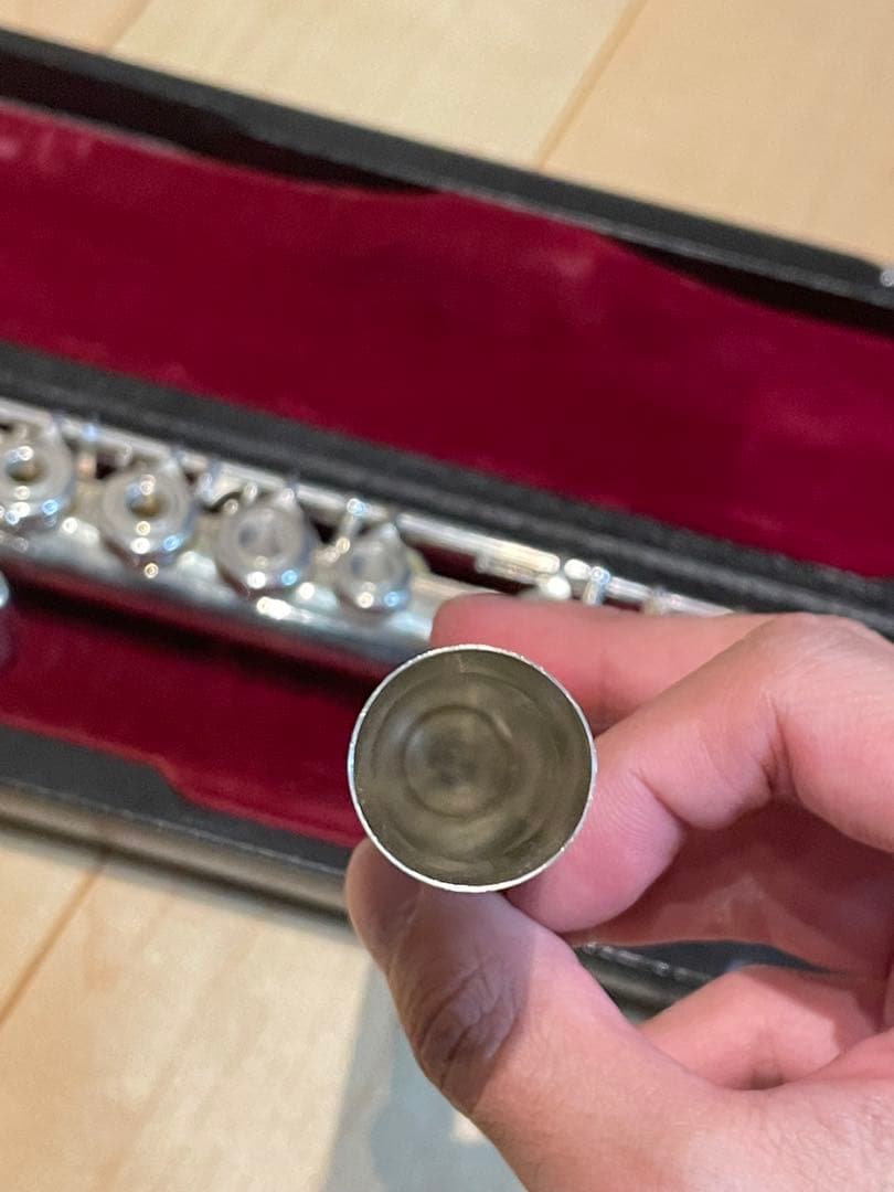 SANKYO フルートArtist RC リングキー　総銀　オーバーホール済み