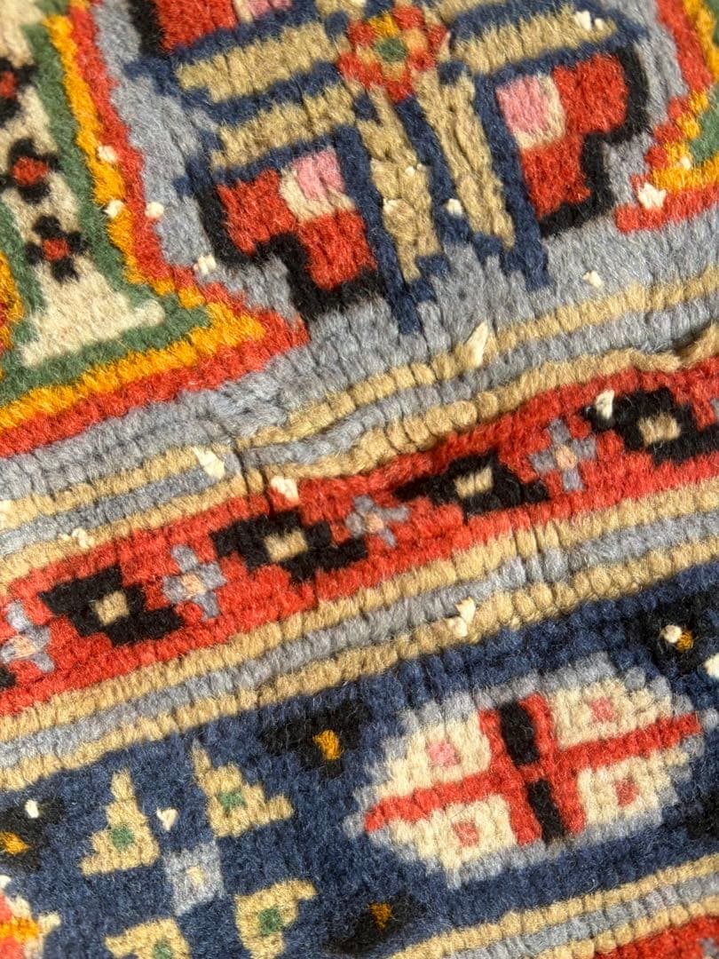 トライバルラグ 手織り 絨毯 カーペット ヴィンテージ ラグ ペルシャ絨毯