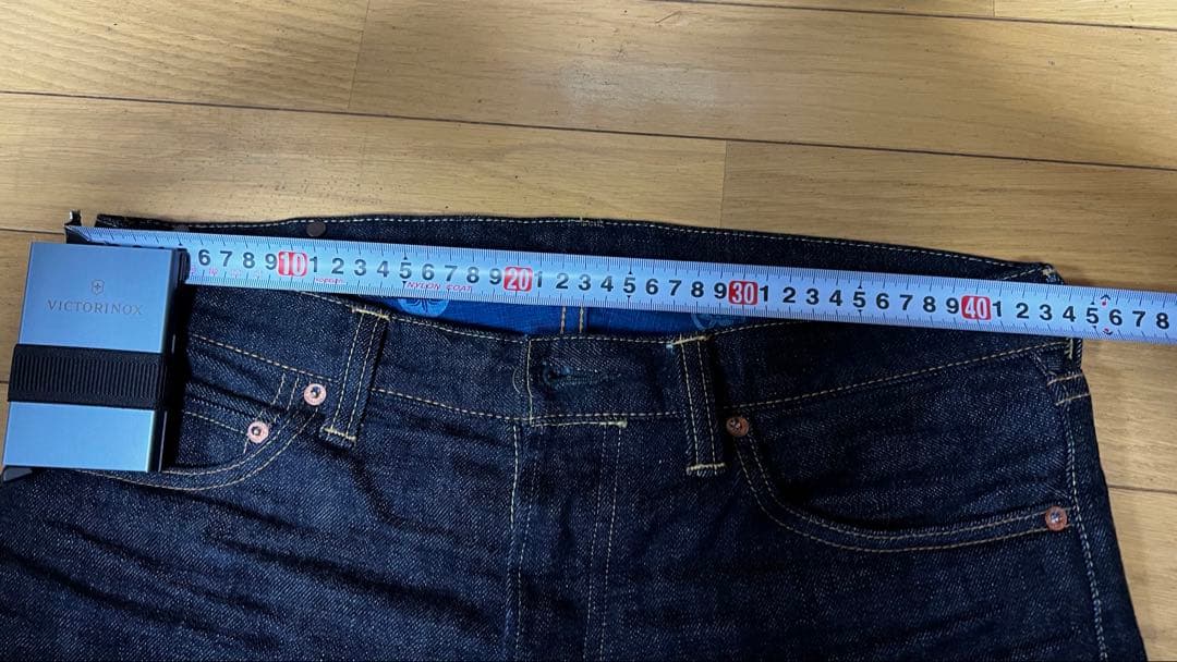 桃太郎ジーンズ 銅丹レーベル14.7oz 特濃セルビッチデニム W33