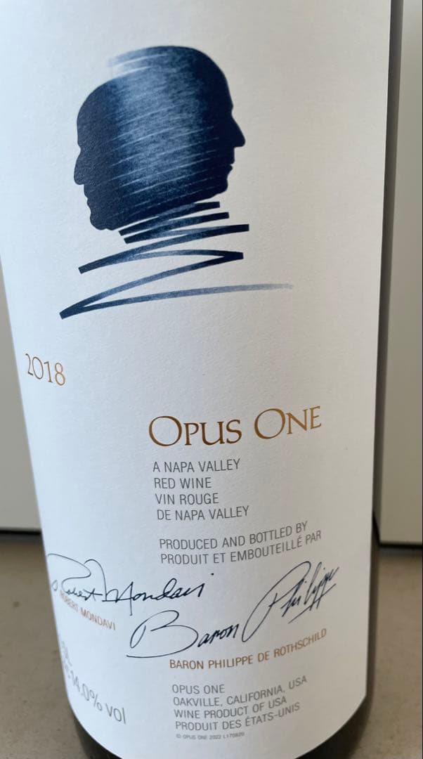 ⭐︎2018年　オーパスワン マグナム1500ml OPUS ONE赤ワイン⭐︎