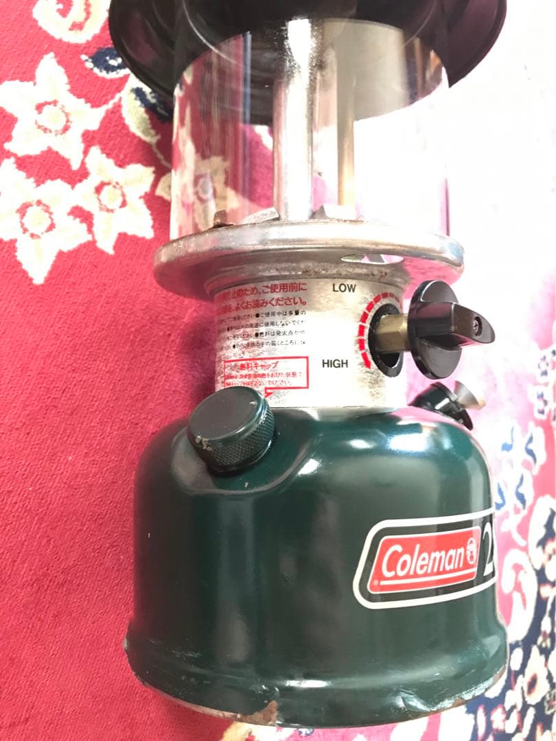 コールマン　ランタン　予備のガラス付き