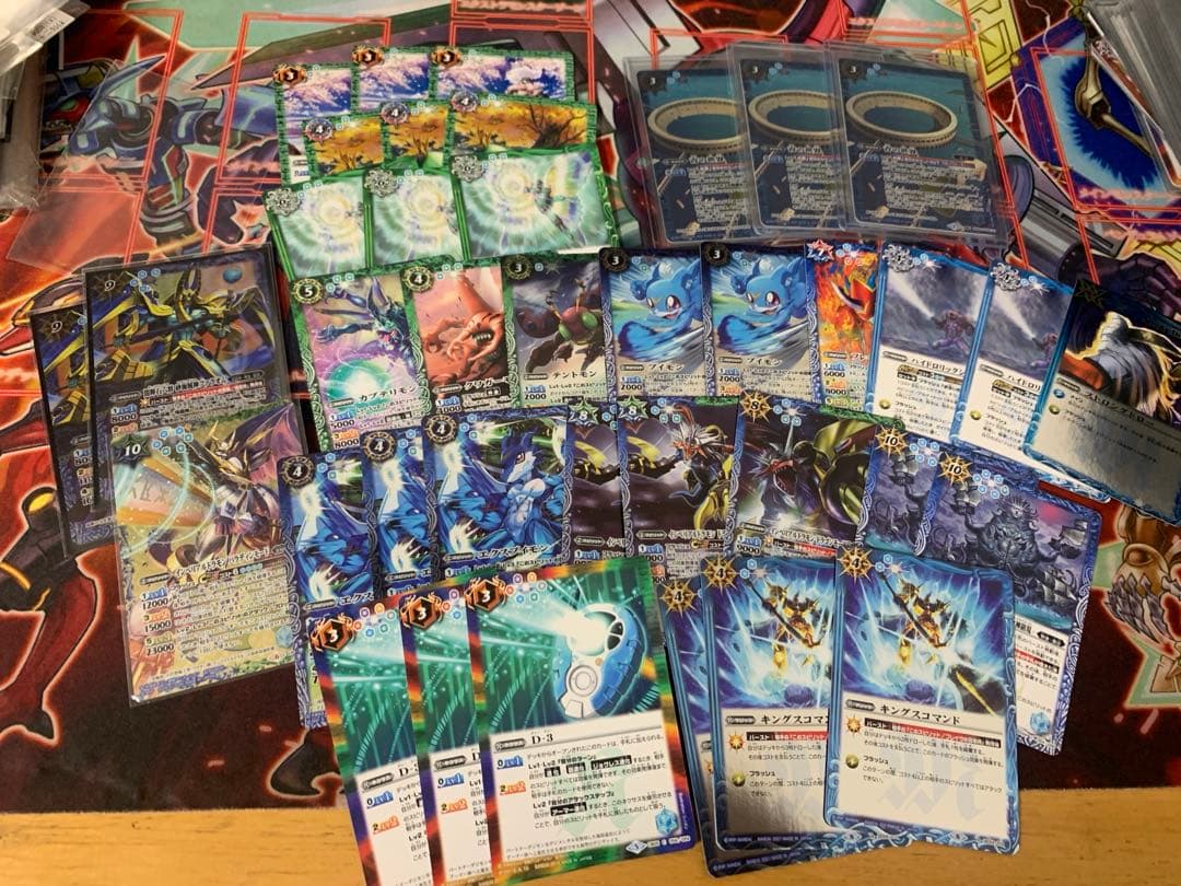 バトルスピリッツ　デジモン　デッキ　引退まとめ