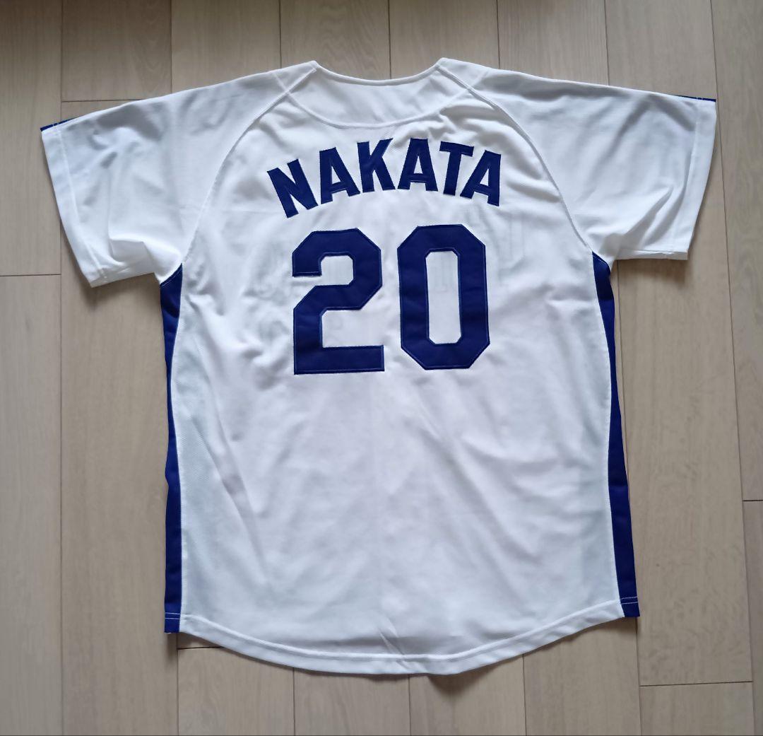 【当時物】中日　ドラゴンズ　中田　ホーム　ユニフォーム　ミズノ　M-L