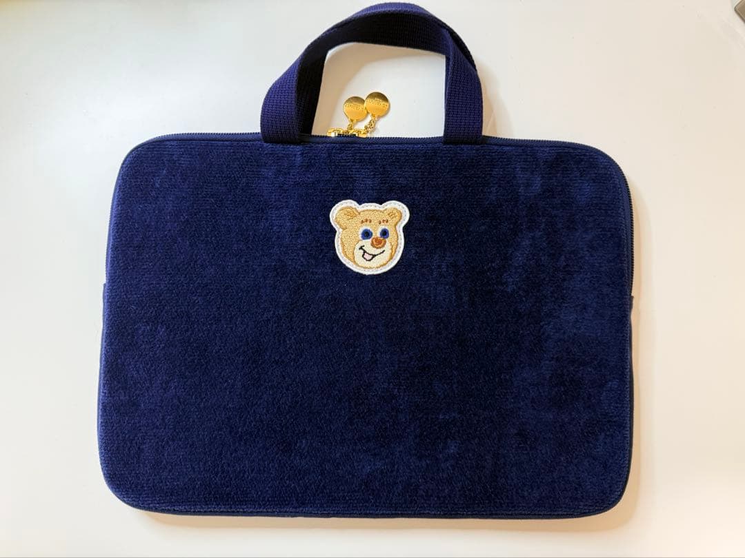ラブラリーバイフェイラー オールドテディ ブリーフケース PCケース ネイビー