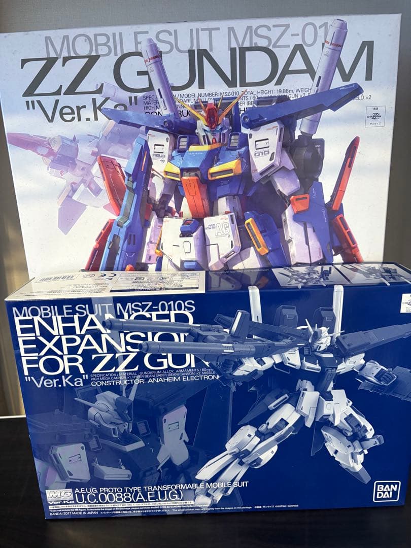 MG ＺＺ　ダブルゼータガンダム ver.ka 、ＺＺガンダム強化拡張パーツ