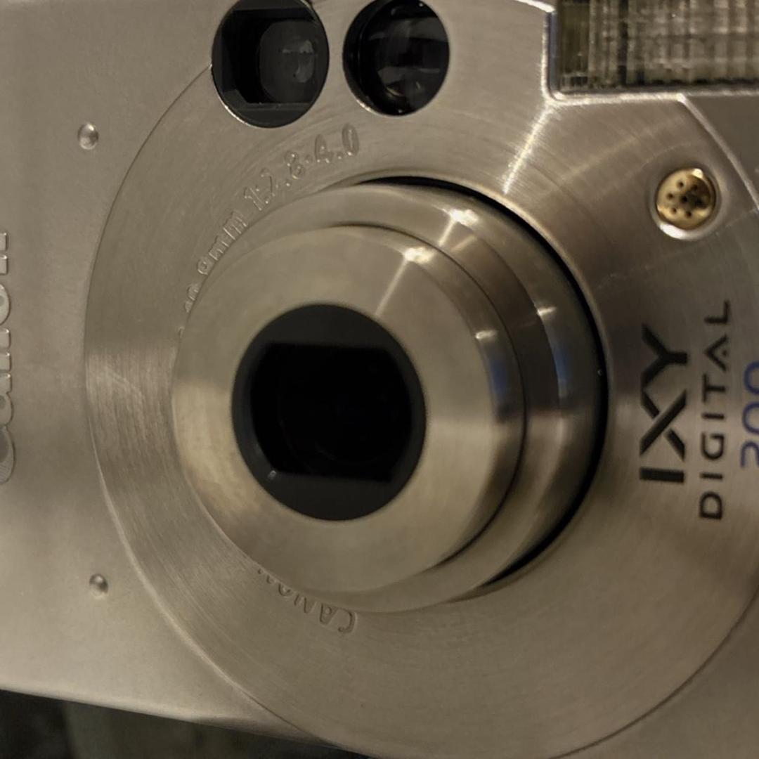 【美品レトロ】Canon IXY DIGITAL 200 シルバー　完動品