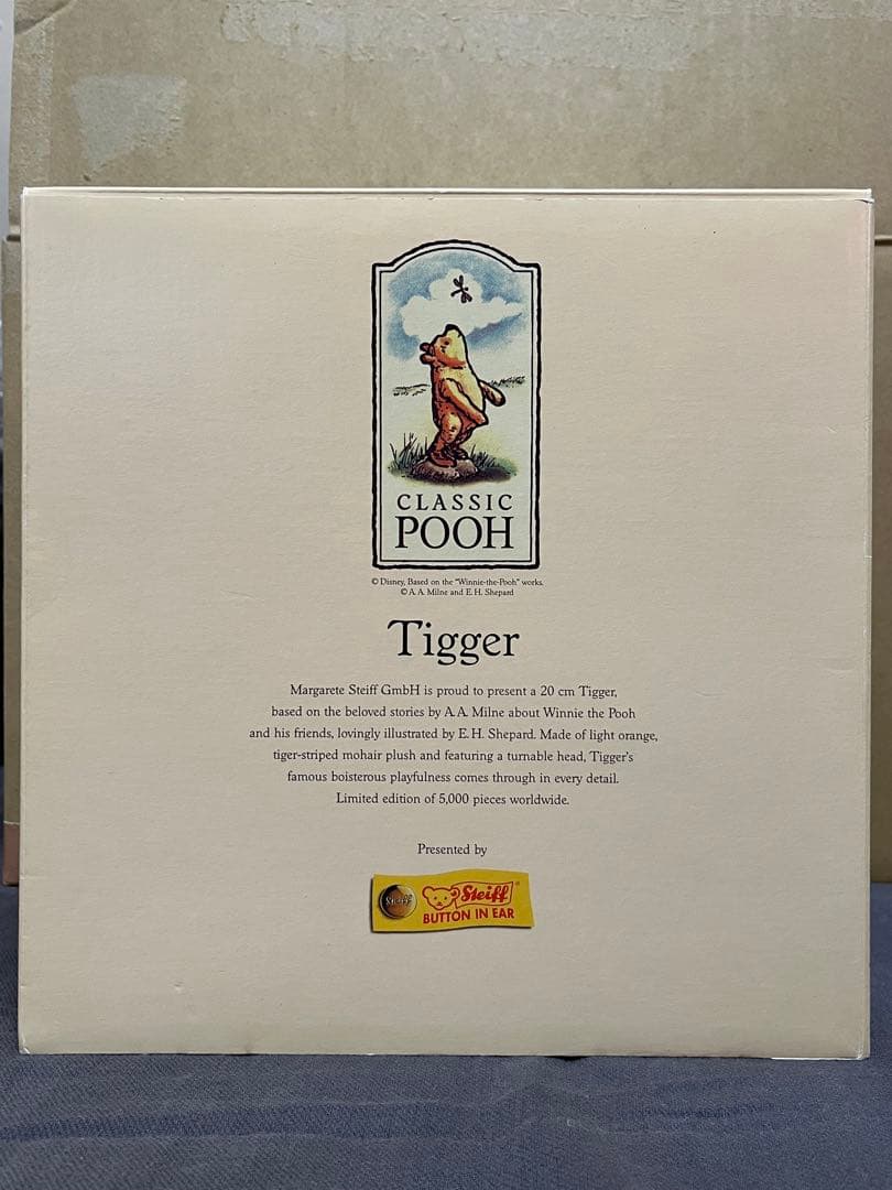 Steiff Tigger シュタイフ ティガー くまのプーさん ぬいぐるみ