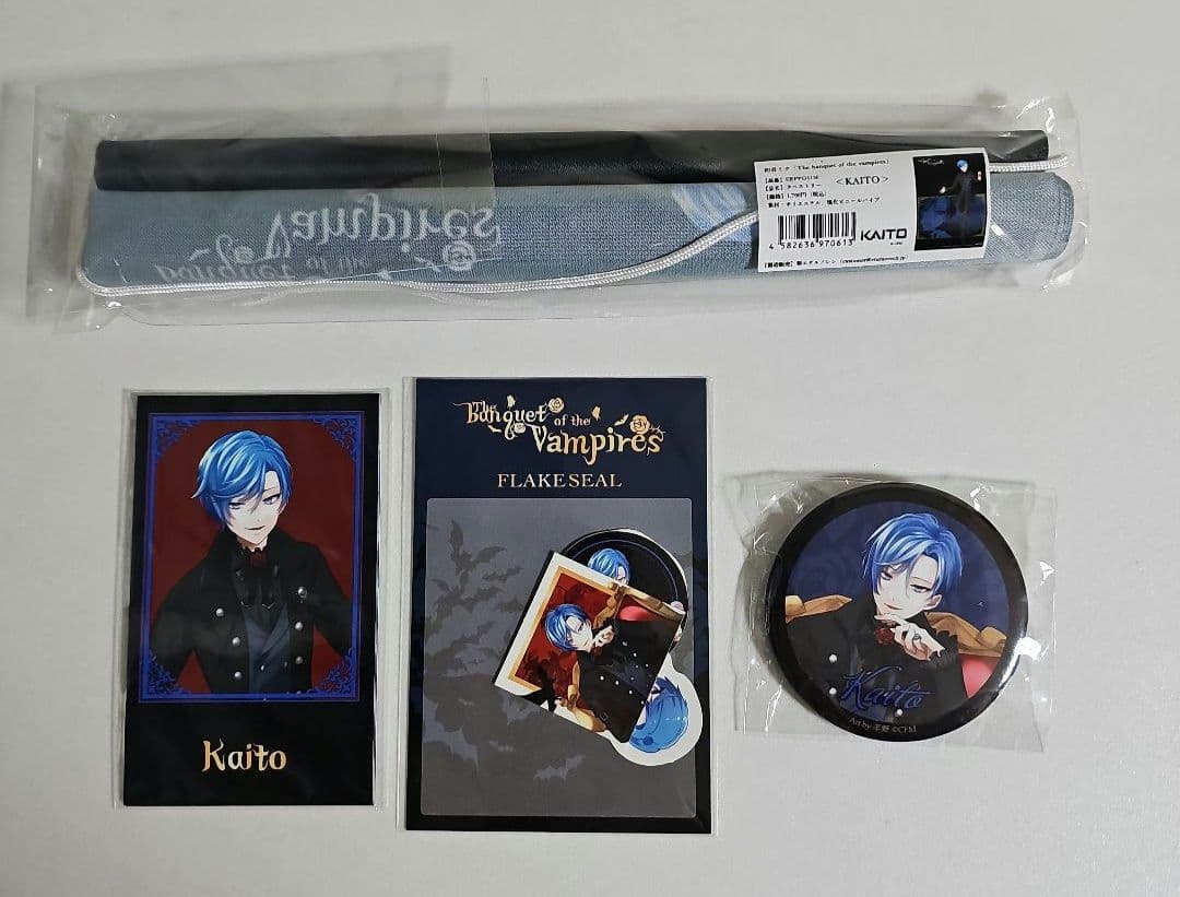 KAITO　エテルノレシ　ヴァンパイア　缶バッチ　タペストリー