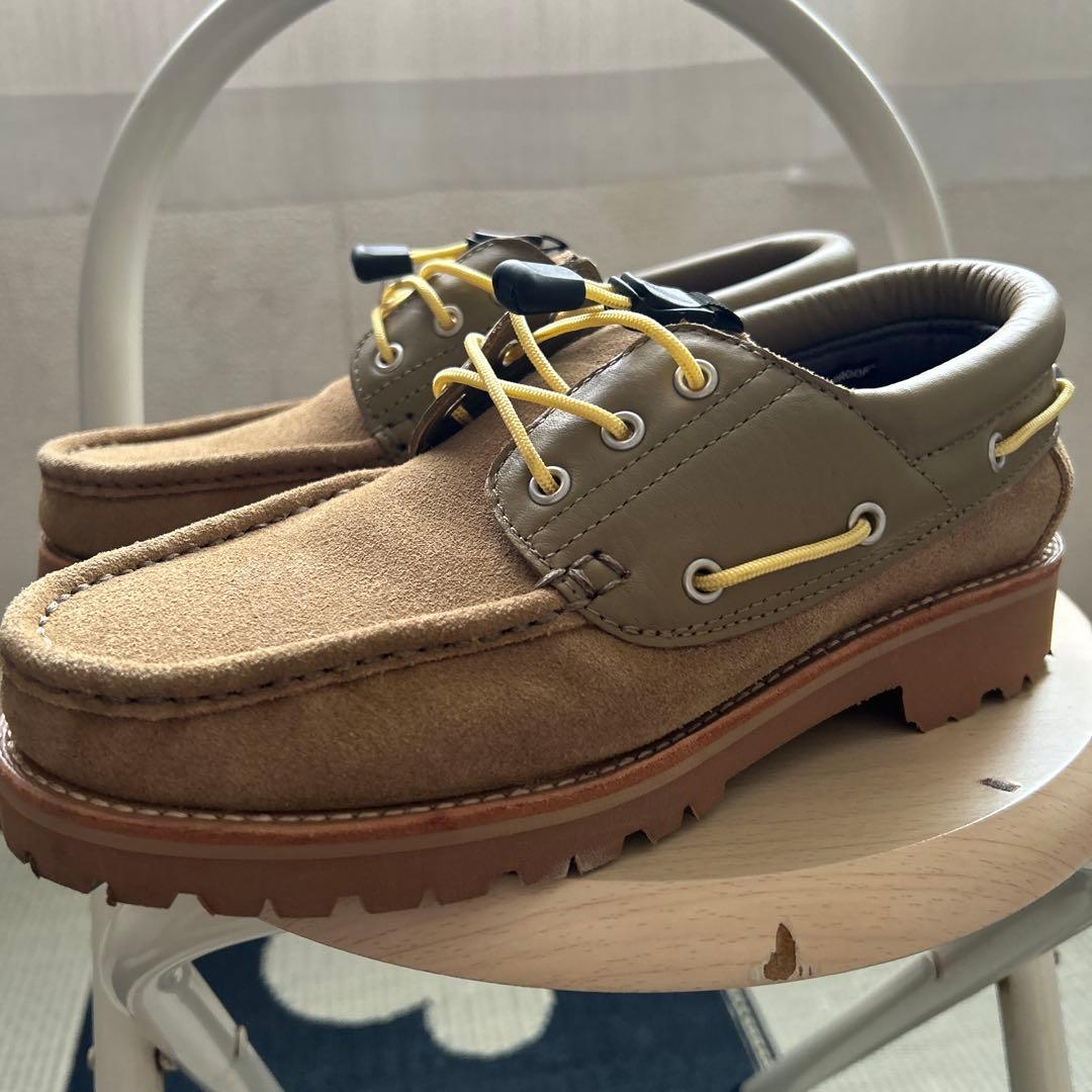 ノースフェイス　パープルレーベル　モカシンシューズ　24㎝