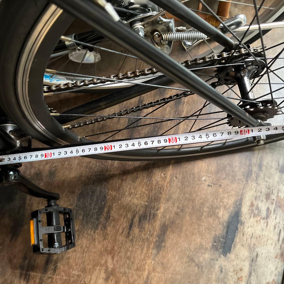 [引取限定] ピストバイク アルミフレーム黒艶消し シングルギア:7000X