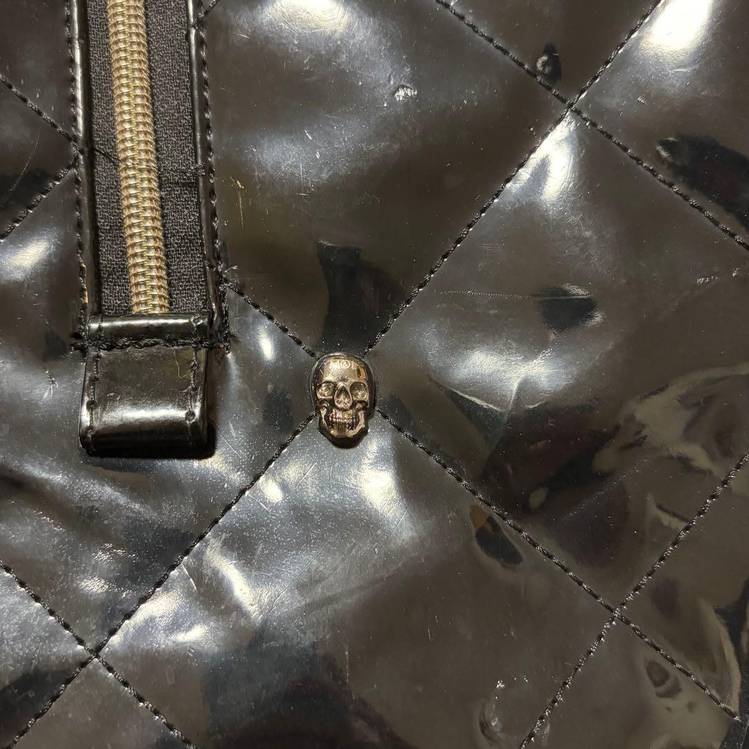 MARK & LONA ゴルフバッグ クラブケース　ブラック　スカル　エナメル