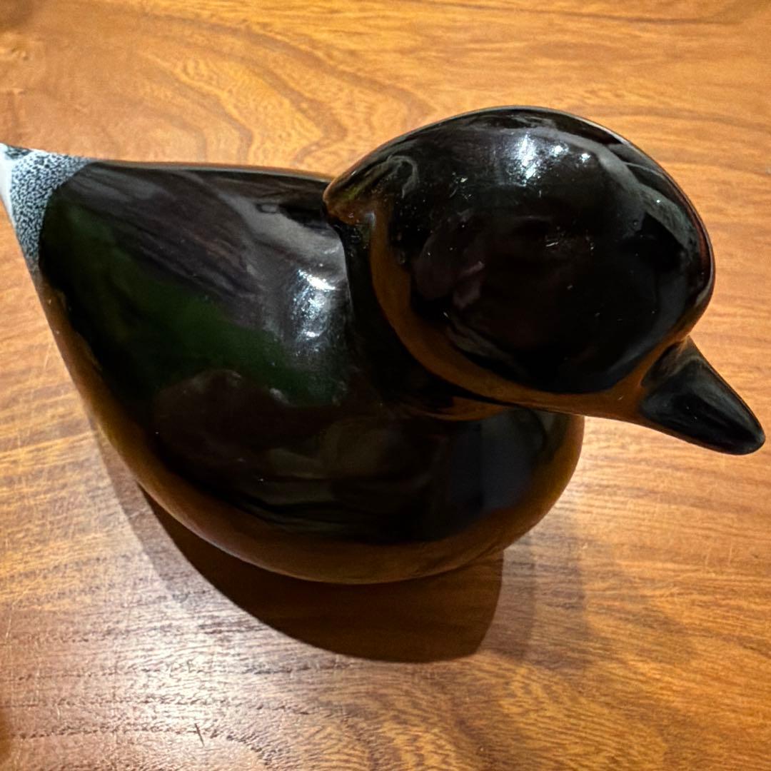 アンティーク　フィンランド製　ラップランド粘土　アヒル　刻印あり　検)アラビア