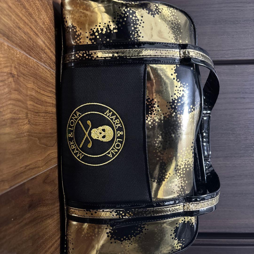 【ほぼ未使用】MARK & LONA ボストンバッグ ゴールド