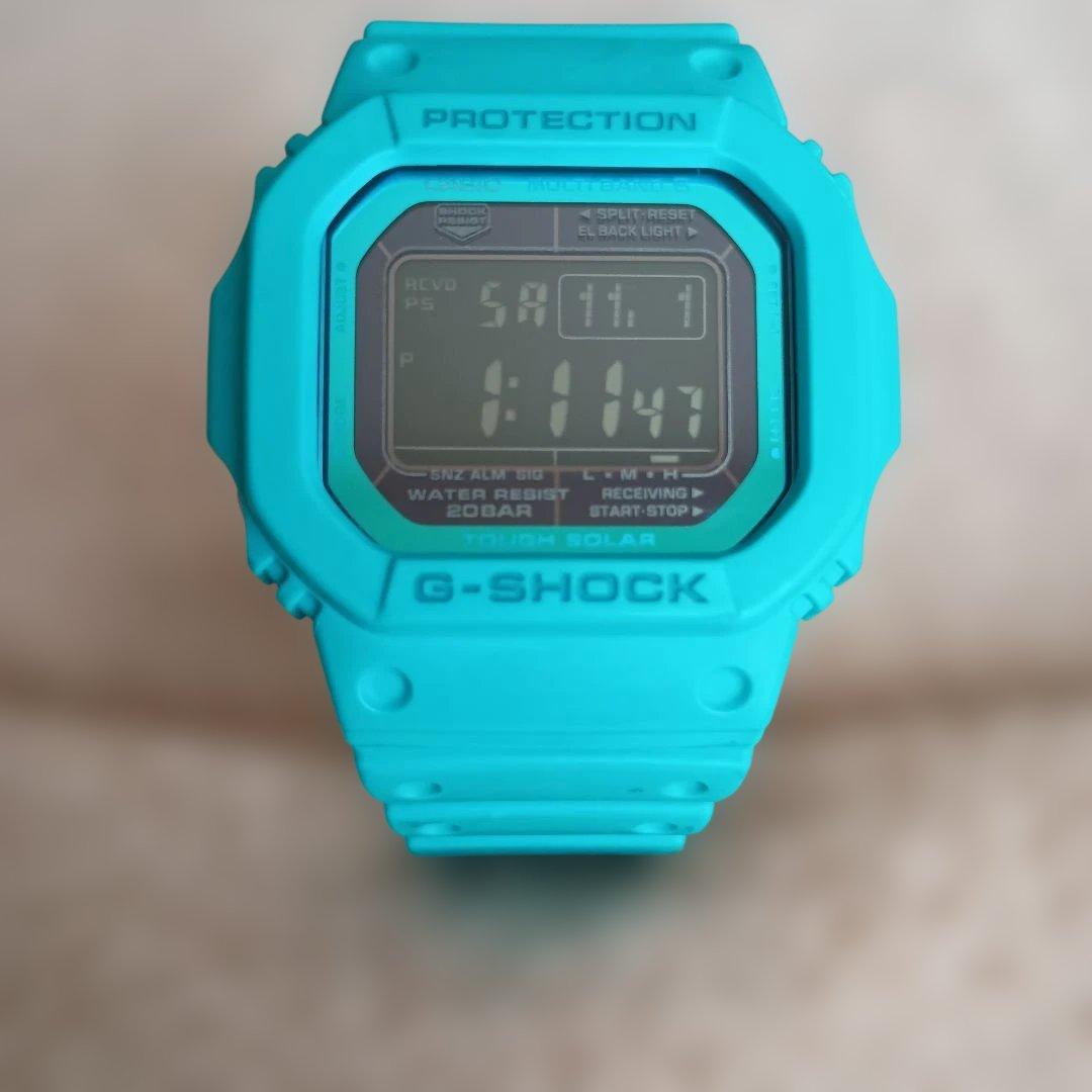 カシオ G-SHOCK 　GW-M5610MD　ソーラー　電波　ブルー　青