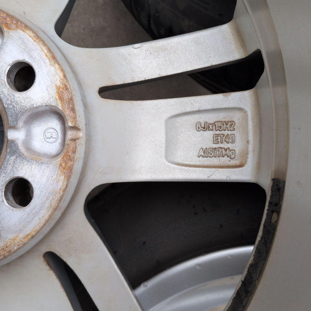 【送料込】Volkswagen ポロ純正　15インチ　４本セット