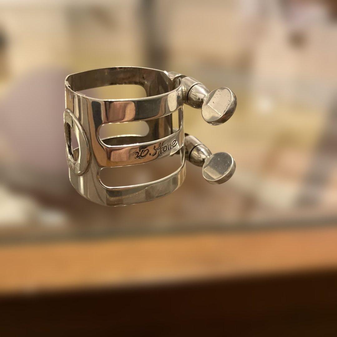 ウッドストーン　総銀　B♭クラリネットリガチャー