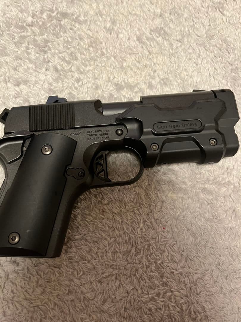 AM.45 ガスガン ブラック マガジン3本付き ガンゲイルオンライン 箱無し