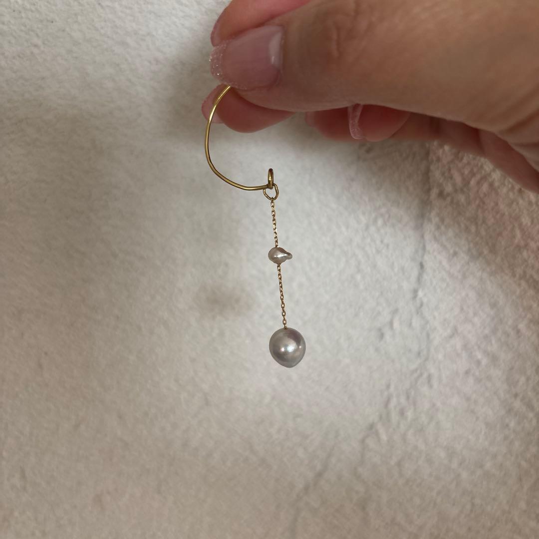 mariko tsuchiyama フープピアス (片耳用)