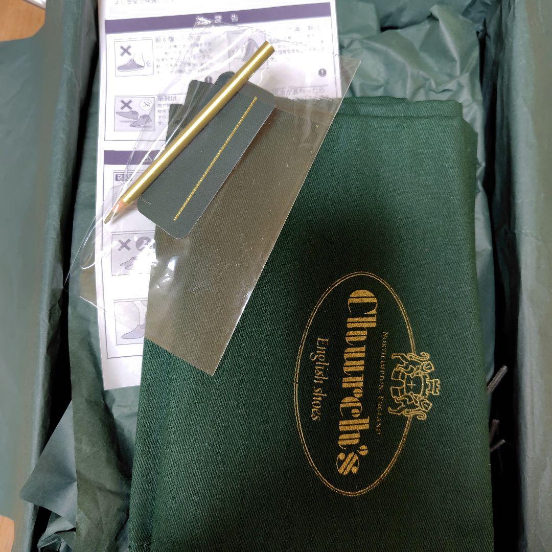 お値下げ致しました。チャーチ スタッズ付き黒レースアップ革靴36