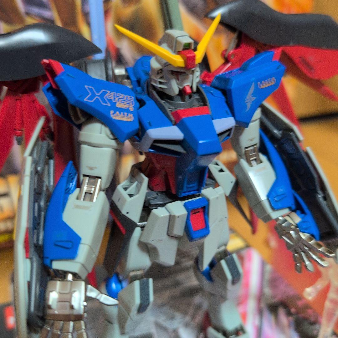 MGデスティニーガンダムハイネ専用機ミキシング＋デスティニーガンダムジャンク