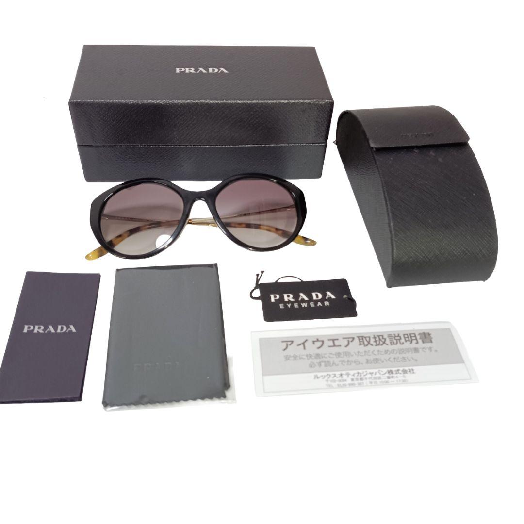 プラダ PRADA サングラスゴールド レディース ブラック キャットアイ