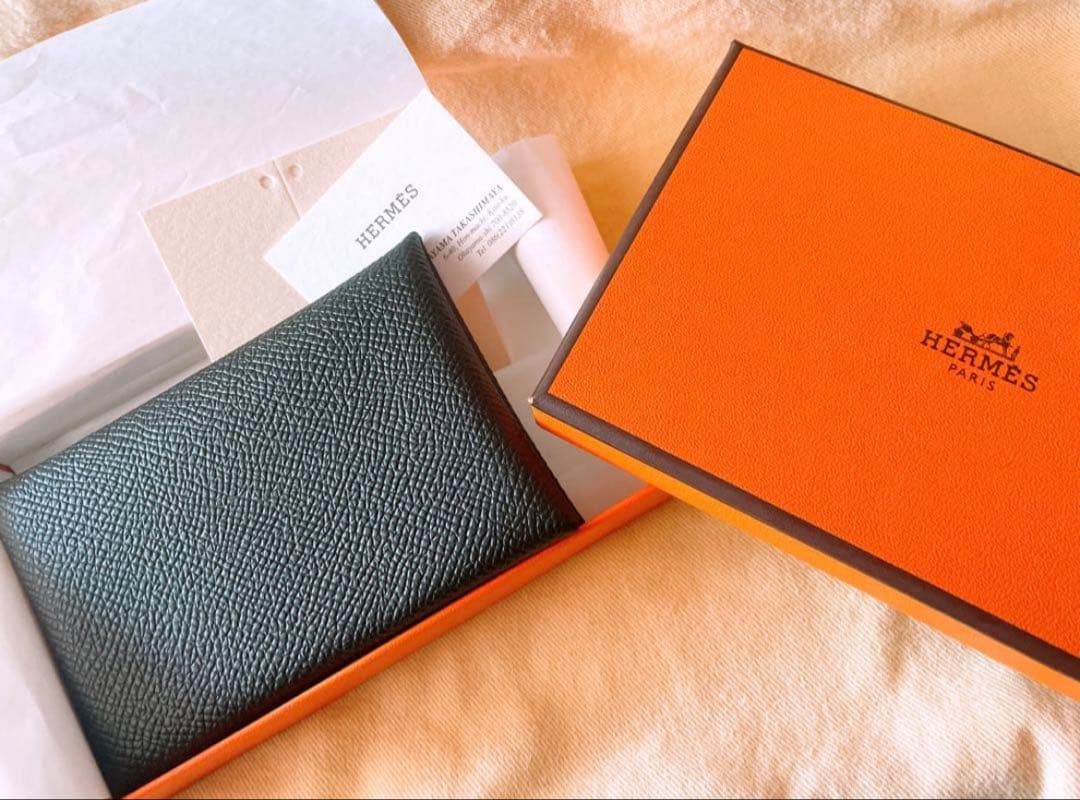 極美品Hermes エルメス ガルヴィ HERMES CALVI U刻印